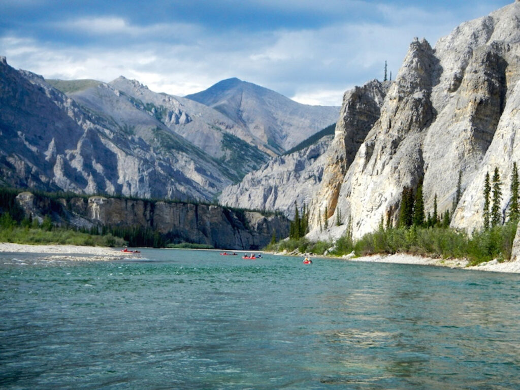 Hart river in British Colombia