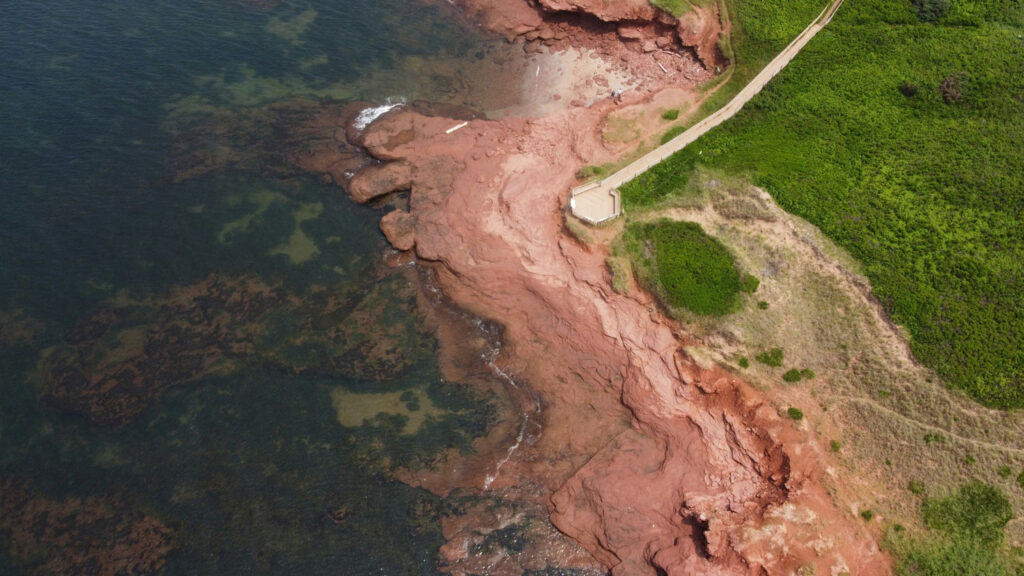 View of Prince-Edward-Island from the sky