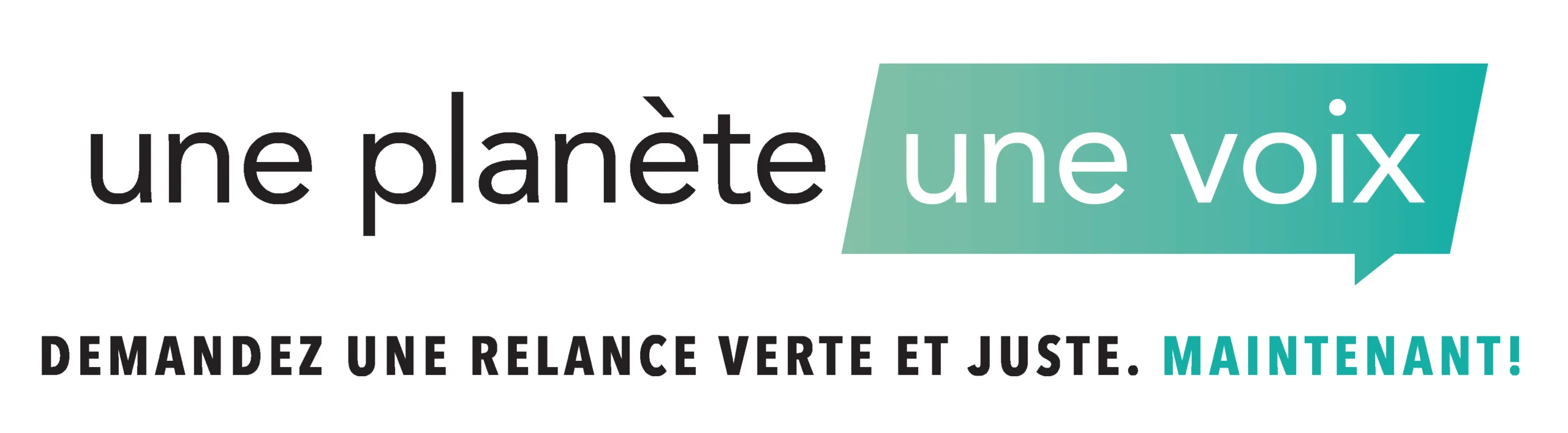 Logo de Une planète, une voix