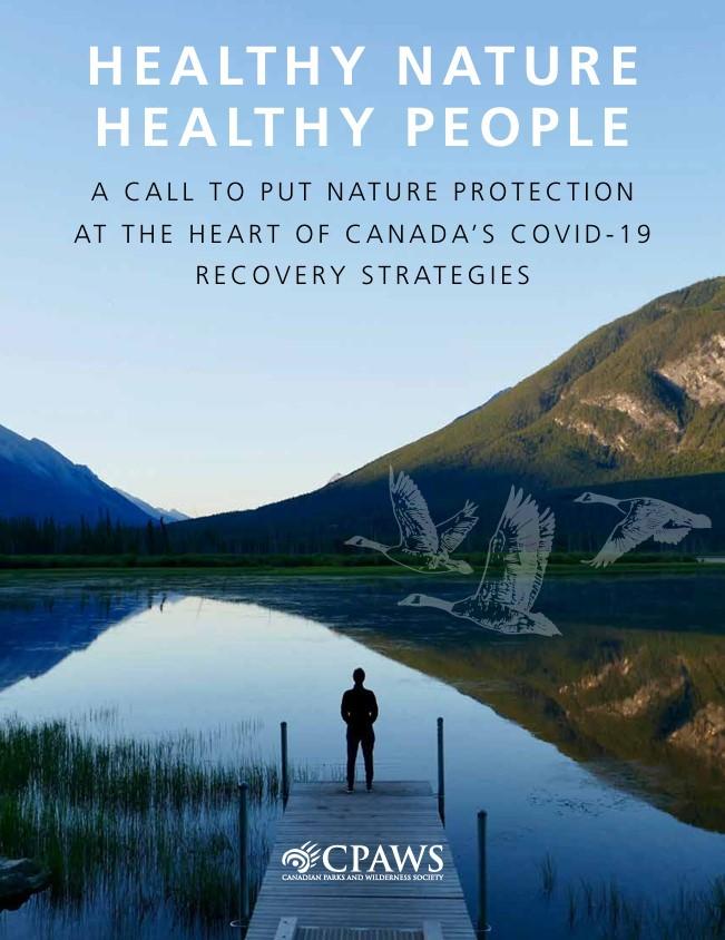 Cover of the report HEALTHY NATURE HEALTHY PEOPLE