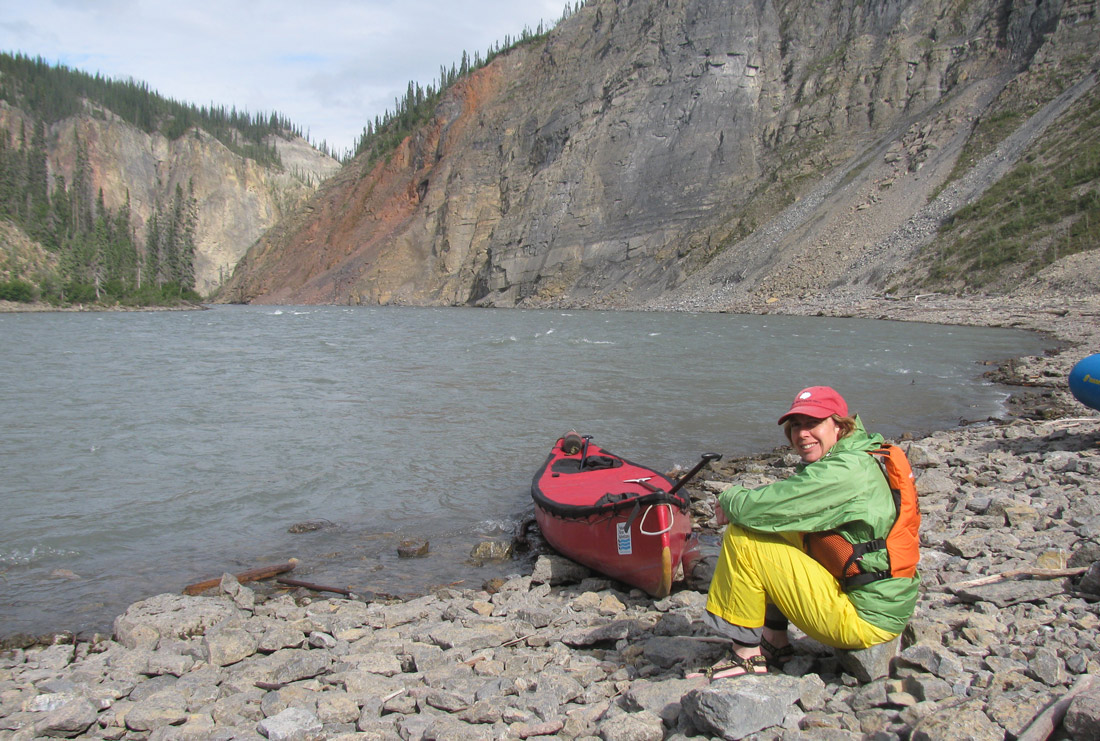 Alison Woodley on the Nahanni River
