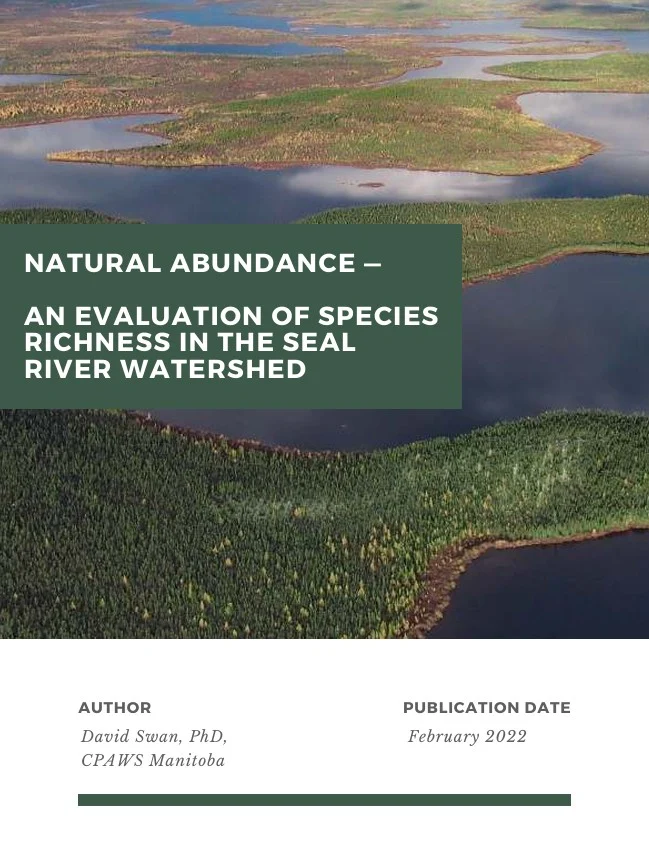 Cover of the 2022 Manitoba report "NATURAL ABUNDANCE"