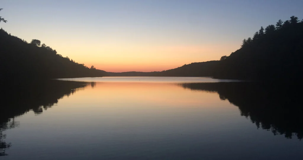 Lake at dawn
